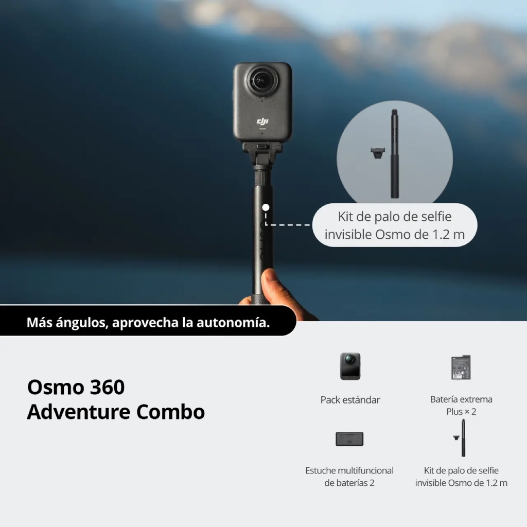 Cámara Osmo 360 Adventure Combo DJI - Imagen 2