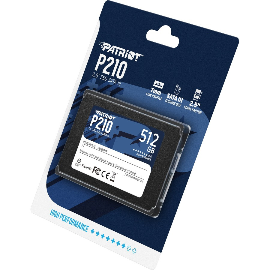 Disco SSD 512GB 2.5" SATA III P210 Patriot - Imagen 2