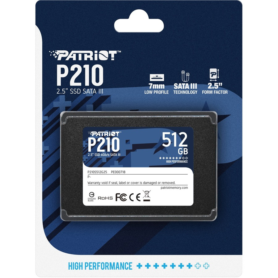 Disco SSD 512GB 2.5" SATA III P210 Patriot - Imagen 3