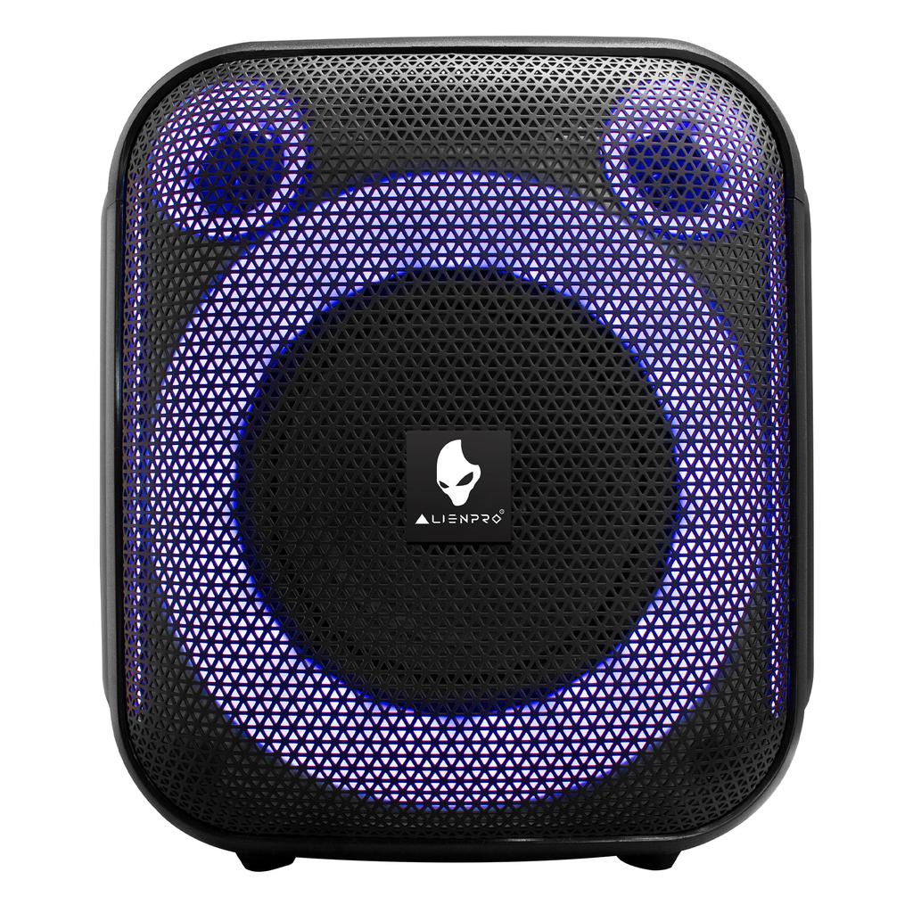Bocina Bluetooth 40W Radio FM Iluminación LED AUX USB Cubix AlienPro