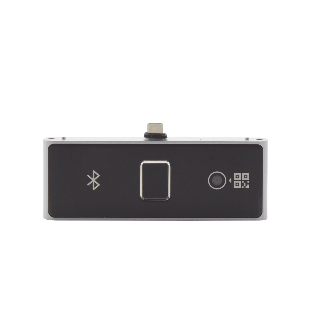 Módulo Lector de Huellas Códigos QR y Bluetooth USB Hikvision