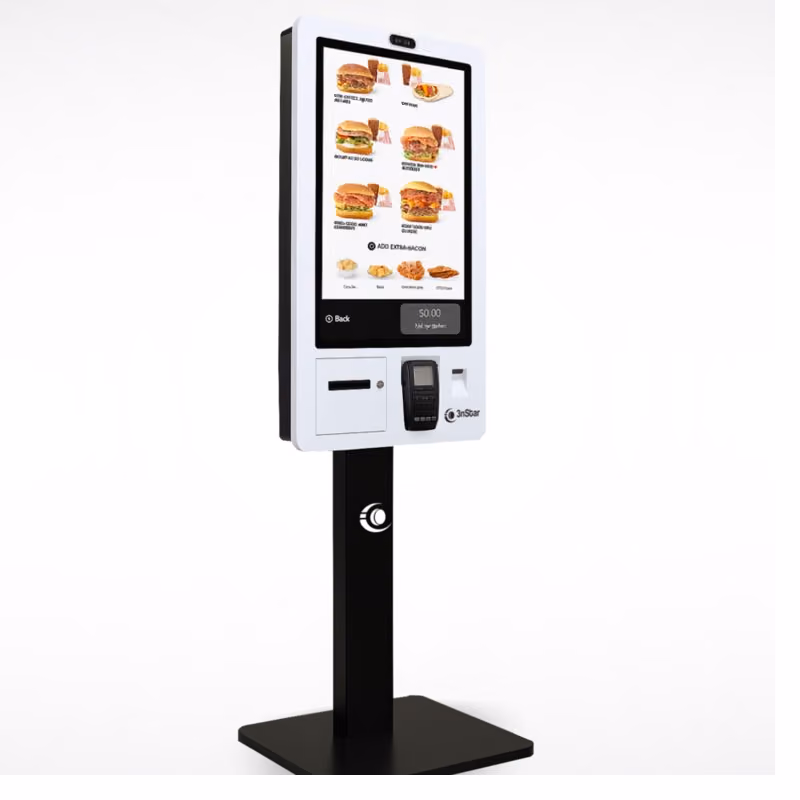 Kiosko de Autoservicio Punto de Venta Touch 23.8" N97 8GB 240GB Impresora 3" Lector 2D Wi-Fi BT No OS K7 3nStar - Imagen 5