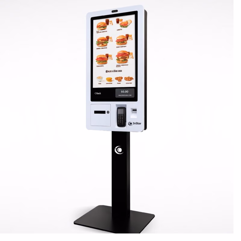 Kiosko de Autoservicio Punto de Venta Touch 23.8" N97 8GB 240GB Impresora 3" Lector 2D Wi-Fi BT No OS K7 3nStar - Imagen 6