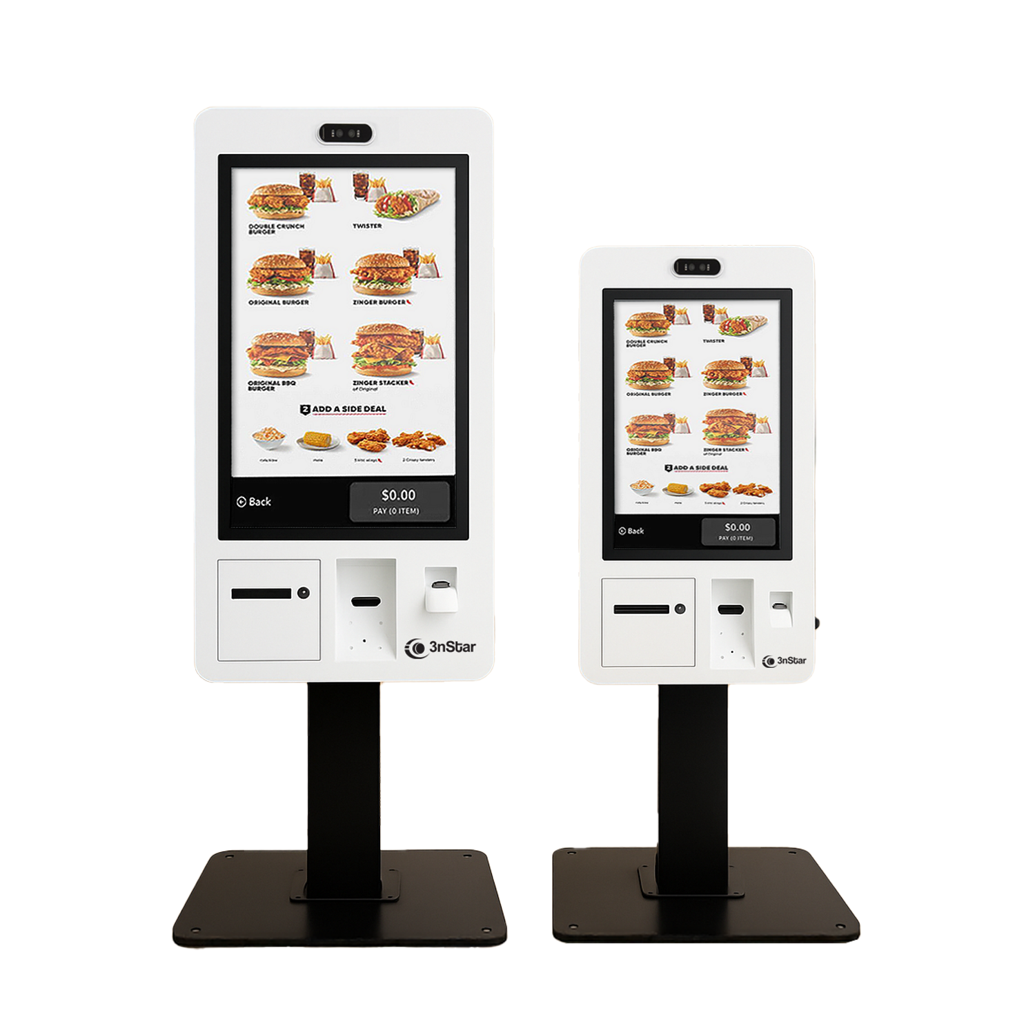 Kiosko de Autoservicio Punto de Venta Touch 23.8" N97 8GB 240GB Impresora 3" Lector 2D Wi-Fi BT No OS K7 3nStar - Imagen 7