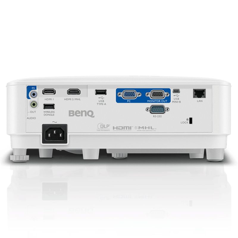 Proyector DLP XGA 4000 Lúmenes HDMI VGA MX731 BenQ - Imagen 4