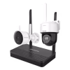 Cámaras Wi-Fi IP y NVS KIT 4 Mp Cámara Bala y Cámara Domo PT Hikvision