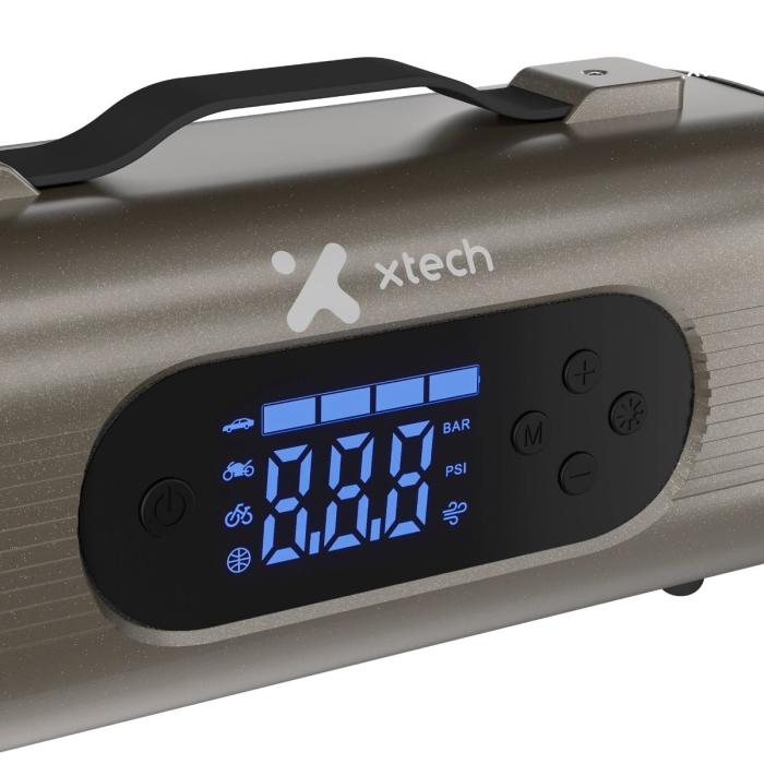 Jumper Arrancador 10000 mAh Inflador 150 PSI Powerbank 8 en 1 ResQRide Xtech - Imagen 10