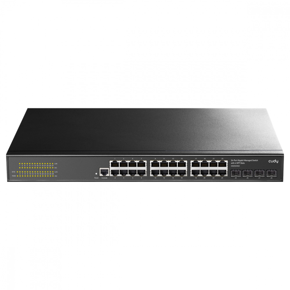 Switch Gigabit Administrable 24 Puertos GS2024S2 Cudy