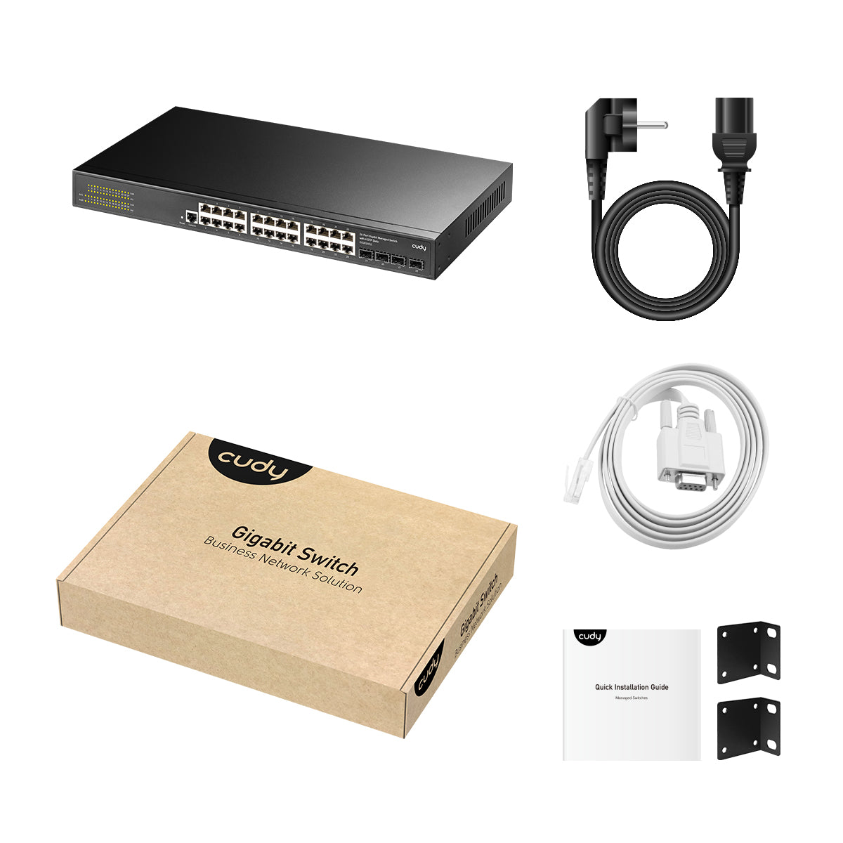 Switch Gigabit Administrable 24 Puertos GS2024S2 Cudy - Imagen 4