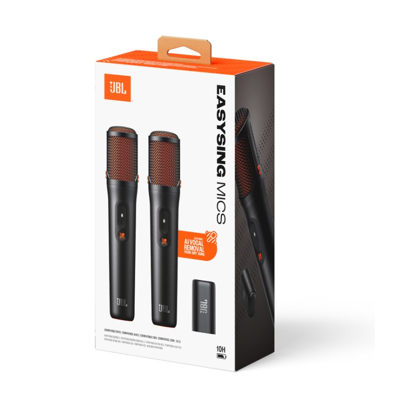 Micrófonos Inalámbricos USB-C Con Eliminación De Voces IA EasySing JBL - Imagen 3