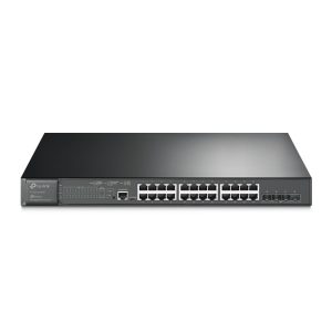 Switch Administrable 24 Puertos  Gigabit PoE+ 4 puertos 10GE SFP+ L2+ JetStream TPLink